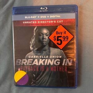 Breaking In (Blu-ray DVD) Disc Tested, Working